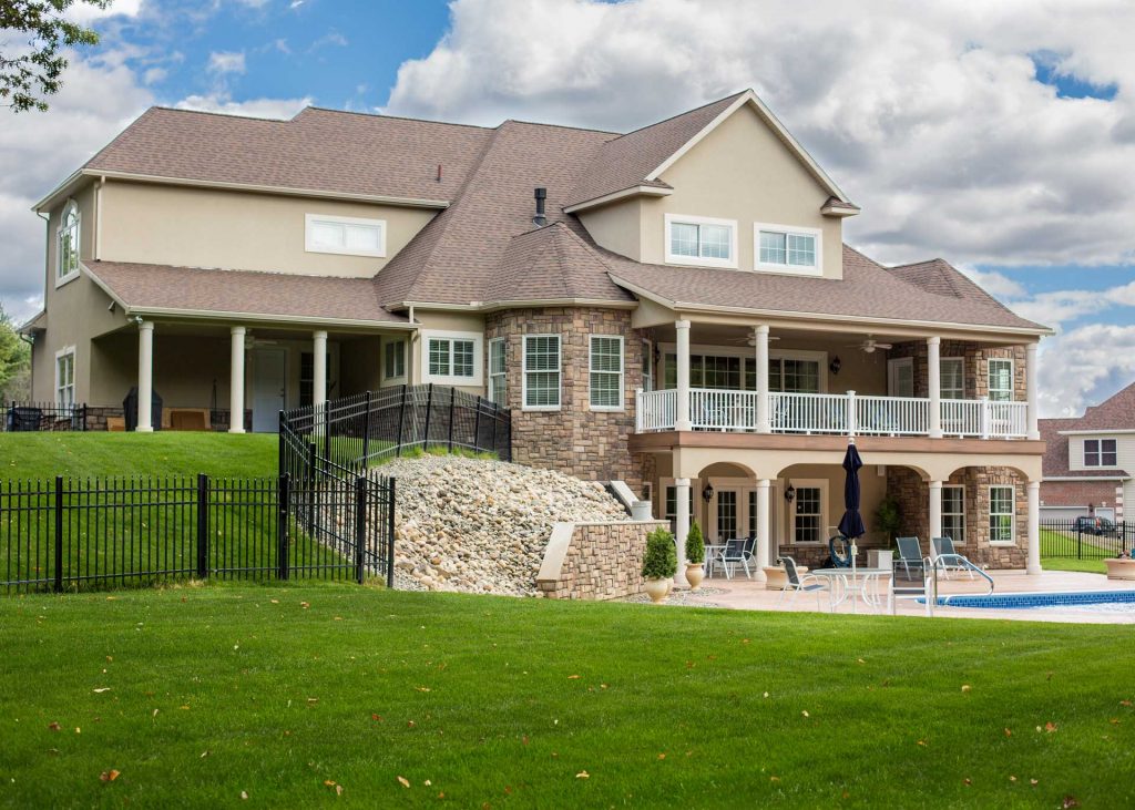 Exterior shot of newly remodeled home