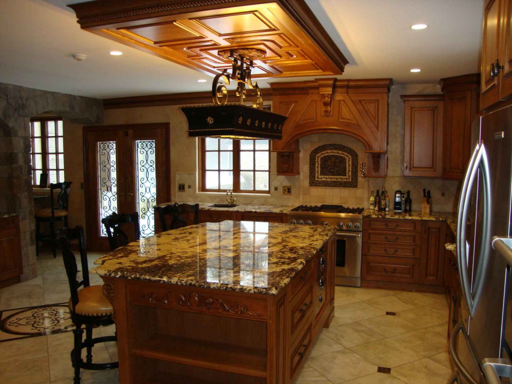 New kitchen remodel with granite countertops and new cabinetry completed by Home Pro Builders LLC