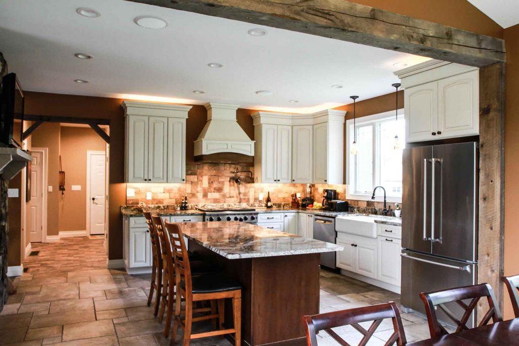Kitchen remodel with granite countertops and new cabinets installed by Home Pro Builders LLC