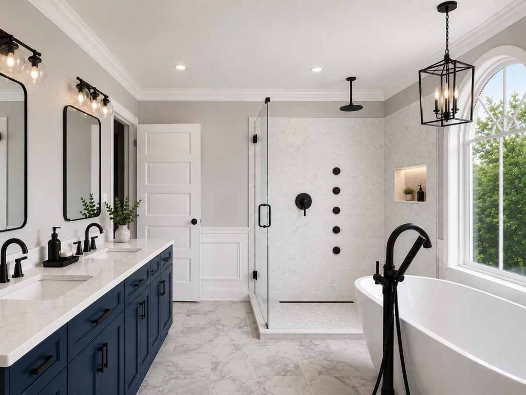 Bathroom remodeling concept art
